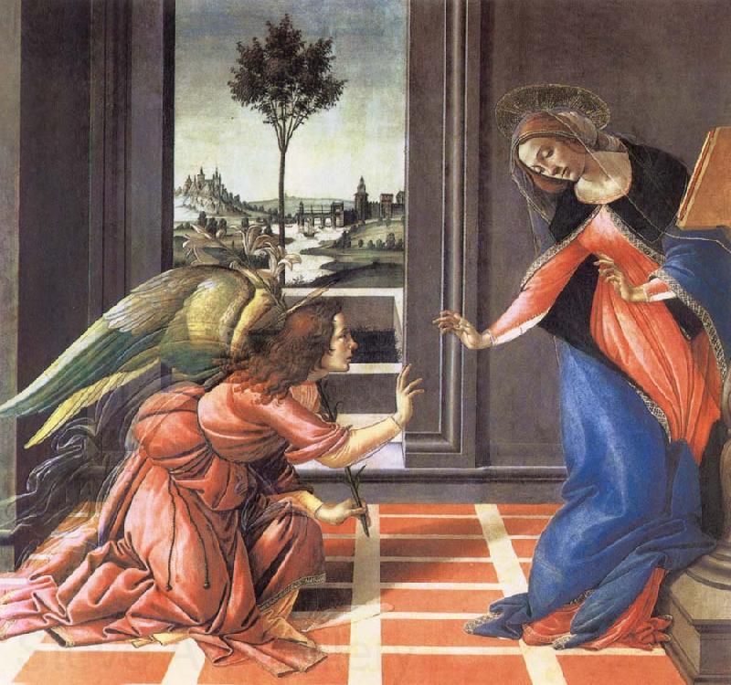 Sandro Botticelli The Verkundigung